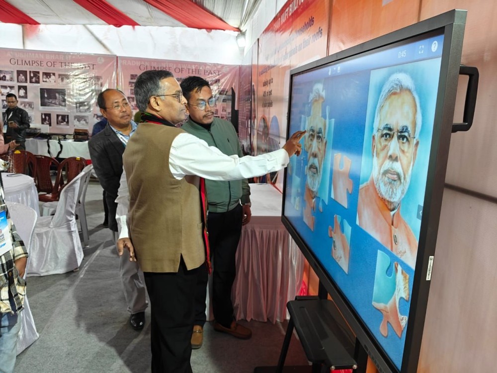 10-day-long multi-media exhibition organised by Central Bureau of Communication, Ministry of Information and Broadcasting, Government of India at 25th Hornbill Festival in Kisama. (Photo Courtesy: PIB Kohima)